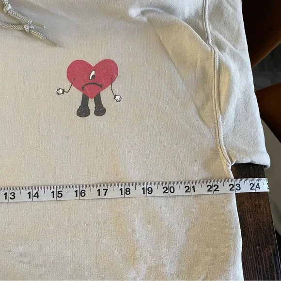 Bad Bunny Sweater Cream Color Hoodie - Picture 4 of 12